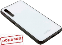 Чехол-накладка Case Glassy для Huawei P Smart 2021 (белый) - 