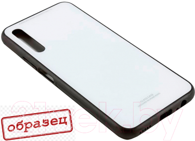 Чехол-накладка Case Glassy для Huawei P Smart 2021 (белый)