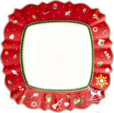 Тарелка столовая обеденная Villeroy & Boch Toys Delight / 14-8585-2626 (красный)