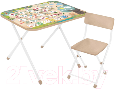 Комплект мебели с детским столом Ника NK-75A/1 Алфавит
