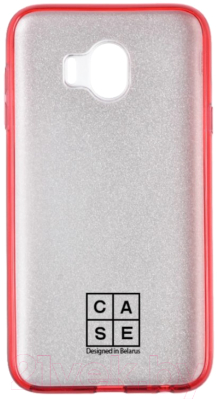 Чехол-накладка Case Brilliant Paper для Galaxy J4 (красный)