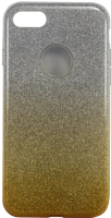 Чехол-накладка Case Brilliant Paper для Galaxy J6 (серебристо-золотой) - 