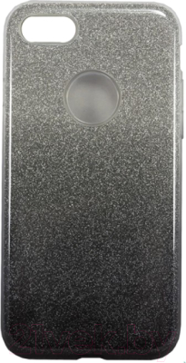Чехол-накладка Case Brilliant Paper для Galaxy J6 (серебристо-черный)