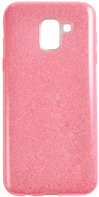 Чехол-накладка Case Brilliant Paper для Galaxy J6 (розовый глянец)