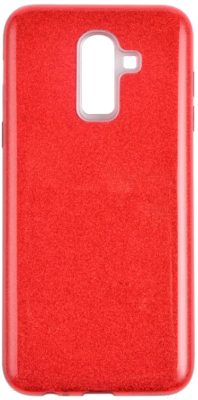 Чехол-накладка Case Brilliant Paper для Galaxy J8 (красный)