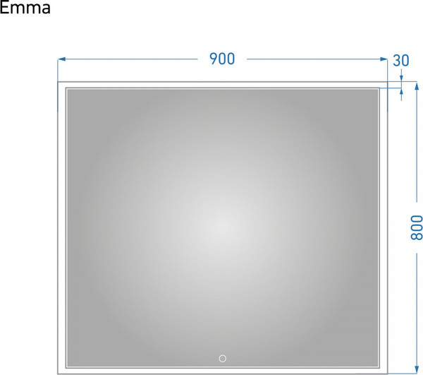 Купить Зеркало Alavann Emma 90 в Минске
