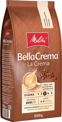 

Кофе в зернах, Bella Crema La Crema арабика/робуста