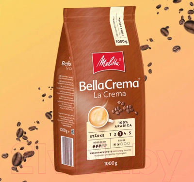 Кофе в зернах Melitta Bella Crema La Crema (1кг)