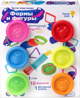 

Набор для лепки Genio Kids, Тесто-пластилин. Формы и фигуры / TA2005