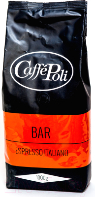 Кофе в зернах Caffe Poli Bar 50% арабика (1кг)