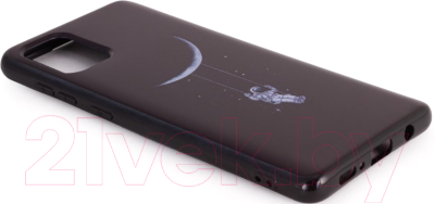 Чехол-накладка Case Print для Galaxy A71 (астронавт на луне)