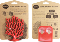 

Органайзер для кухни Qualy, Coral Sponge / QL10335-RD