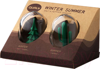 Набор для специй Qualy Winter and Summer / QL10135-WH