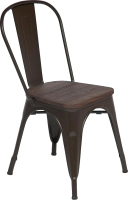 Стул Tetchair Secret De Maison Vip Loft Chair (металл/сиденье дерево береза/коричневый) - 