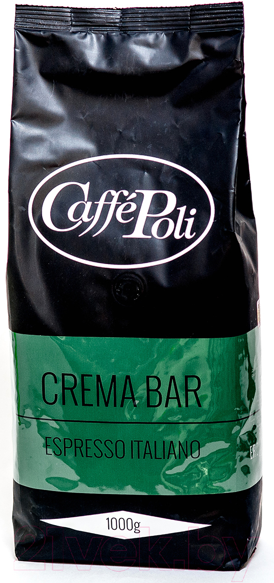 Кофе в зернах Caffe Poli Crema Bar 30% арабика