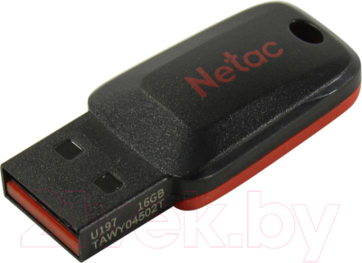 Usb flash накопитель Netac USB Drive U197 USB2.0 16GB (NT03U197N-016G-20BK)