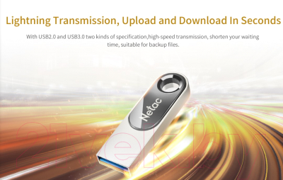 Usb flash накопитель Netac USB Drive U278 USB2.0 64GB (NT03U278N-064G-20PN)