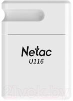 USB flash накопитель Netac USB Drive U116 USB3.0 16GB (NT03U116N-016G-30WH) - 