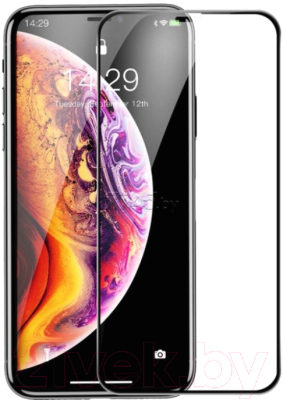 Защитное стекло для телефона Case 3D Premium для iPhone 11 Pro Max/XS Max (черный)