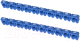 Маркер кабельный TDM SQ0534-0052 (100шт, голубой) - 