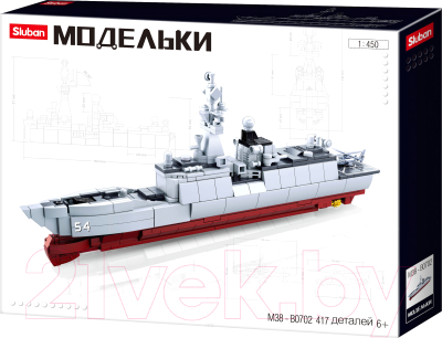 Конструктор Sluban Крейсер / M38-B0702 (417эл)