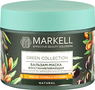 Бальзам-маска для волос Markell Green Collection маска восстанавливающая (300мл)