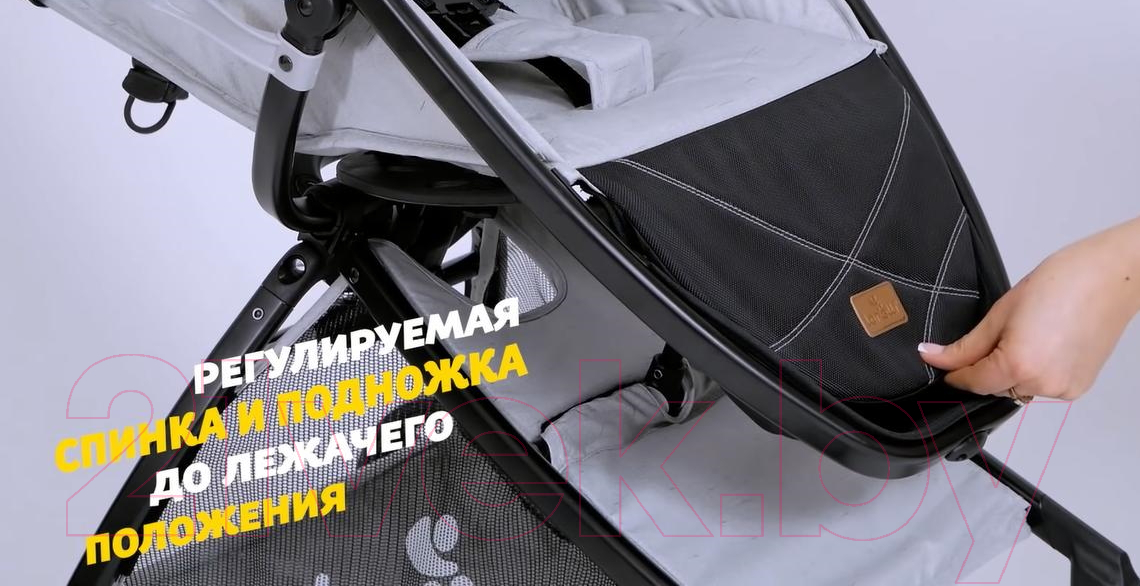 Детская прогулочная коляска Lorelli Sport / 10021231864 (серый)