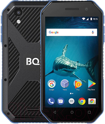 Смартфон BQ Shark Mini BQ-4077 (черный/синий)