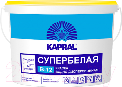 Краска Kapral В-12 (1.5кг, белый)