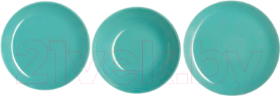 Набор тарелок Luminarc Arty Soft Blue L3650 (18шт)