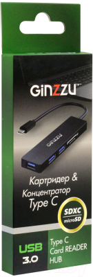 USB-хаб Ginzzu GR-899UB