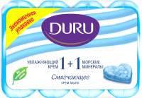 Набор мыла Duru 1+1 Увлажняющий крем и морские минералы (4x80г) - 
