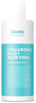 Шампунь для волос Likato Professional Aquatika с соком алоэ вера и гиалуроновой кислотой (250мл)