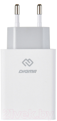 Зарядное устройство сетевое Digma DGWC-3U-5A-WG 5A (белый)