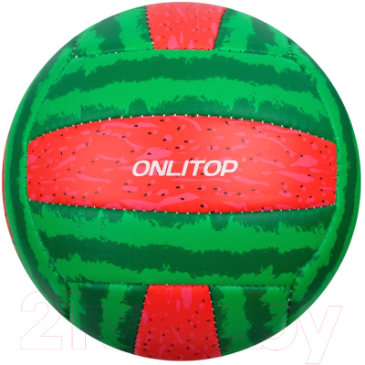 Мяч волейбольный Onlytop Арбуз / 4166905 (размер 2)