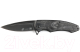 Нож складной STINGER FK-S063GY (черный с медведем) - 