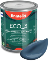 Краска Finntella Eco 3 Wash and Clean Bondii / F-08-1-1-LG251 (900мл, глубокоматовый) - 