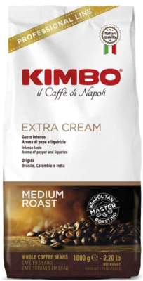 Кофе в зернах Kimbo Extra Cream / 014003 (1кг)