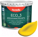 Краска Finntella Eco 3 Wash and Clean Keltainen / F-08-1-3-FL129 (2.7л, желтый, глубокоматовый) - 