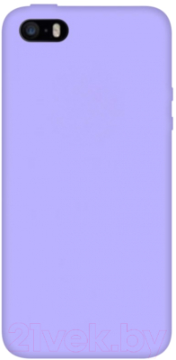 Чехол-накладка Case Liquid для iPhone 5/5S (светло-фиолетовый)