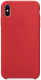 Чехол-накладка Case Liquid для iPhone XS Max (розовый/красный) - 