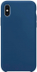 Чехол-накладка Case Liquid для iPhone XS Max (синий кобальт) - 