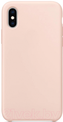 Чехол-накладка Case Liquid для iPhone XS Max (розовый песок)