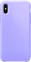 Чехол-накладка Case Liquid для iPhone X (светло-фиолетовый) - 