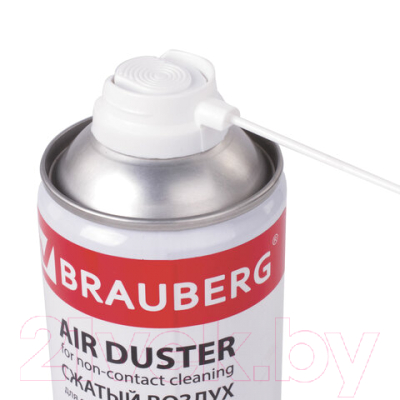 Сжатый воздух для чистки техники Brauberg 513287 (520мл)
