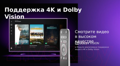 Смарт-приставка Яндекс Модуль 4K с Алисой + 3 месяца подписки / YNDX-00251