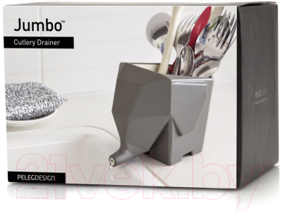 Подставка для кухонных приборов Peleg Design Jumbo / PE832 (кремовый)