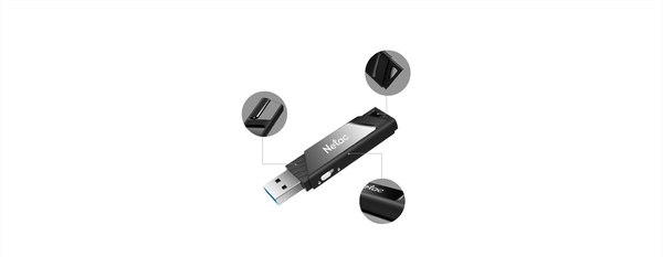 USB flash накопитель Netac USB Drive U336 USB3.0 64GB (NT03U336S-064G-30BK)