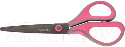 Ножницы канцелярские Axent Titanium Lite / 6406-02 (серый/розовый)