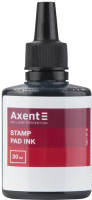 Краска штемпельная Axent 7301-01 (30мл, черный) - 